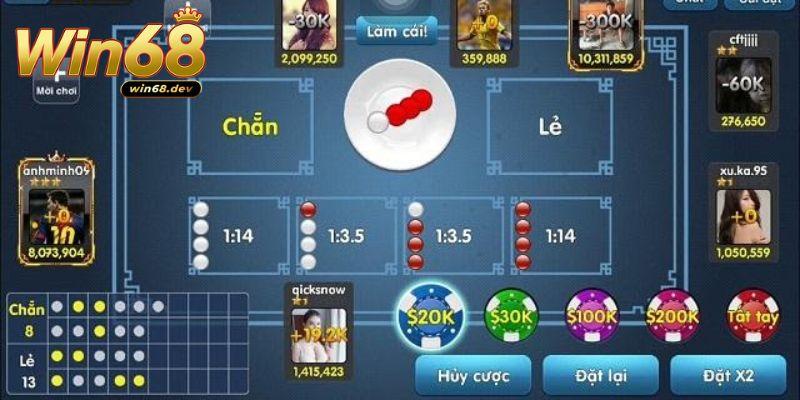 Học hỏi kinh nghiệm chơi xóc đĩa Win68 ăn đậm