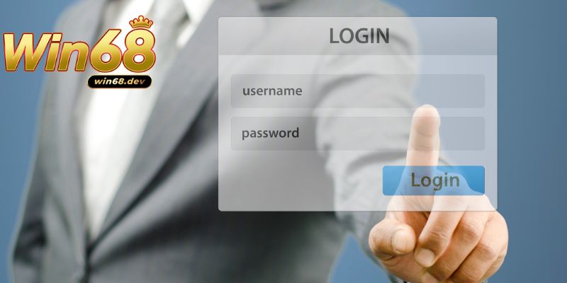 3 bước để đăng nhập vào cổng game Win68 trên trang web