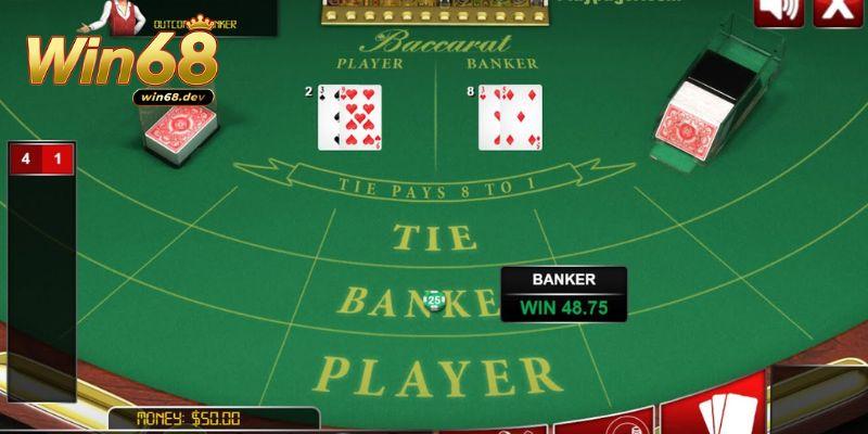 Hé lộ 4+ phương pháp chơi Baccarat luôn thắng tại Win68 1 phương pháp chơi Baccarat luôn thắng