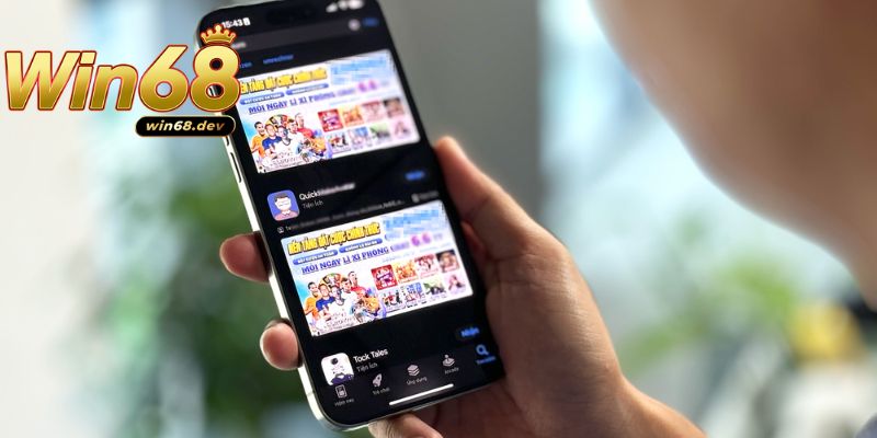 Nhiều lợi ích vượt bậc khi tải app Win68